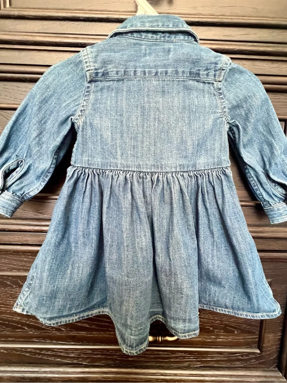 Ralph Lauren Shirred Denim Shirtdress & Bloomer